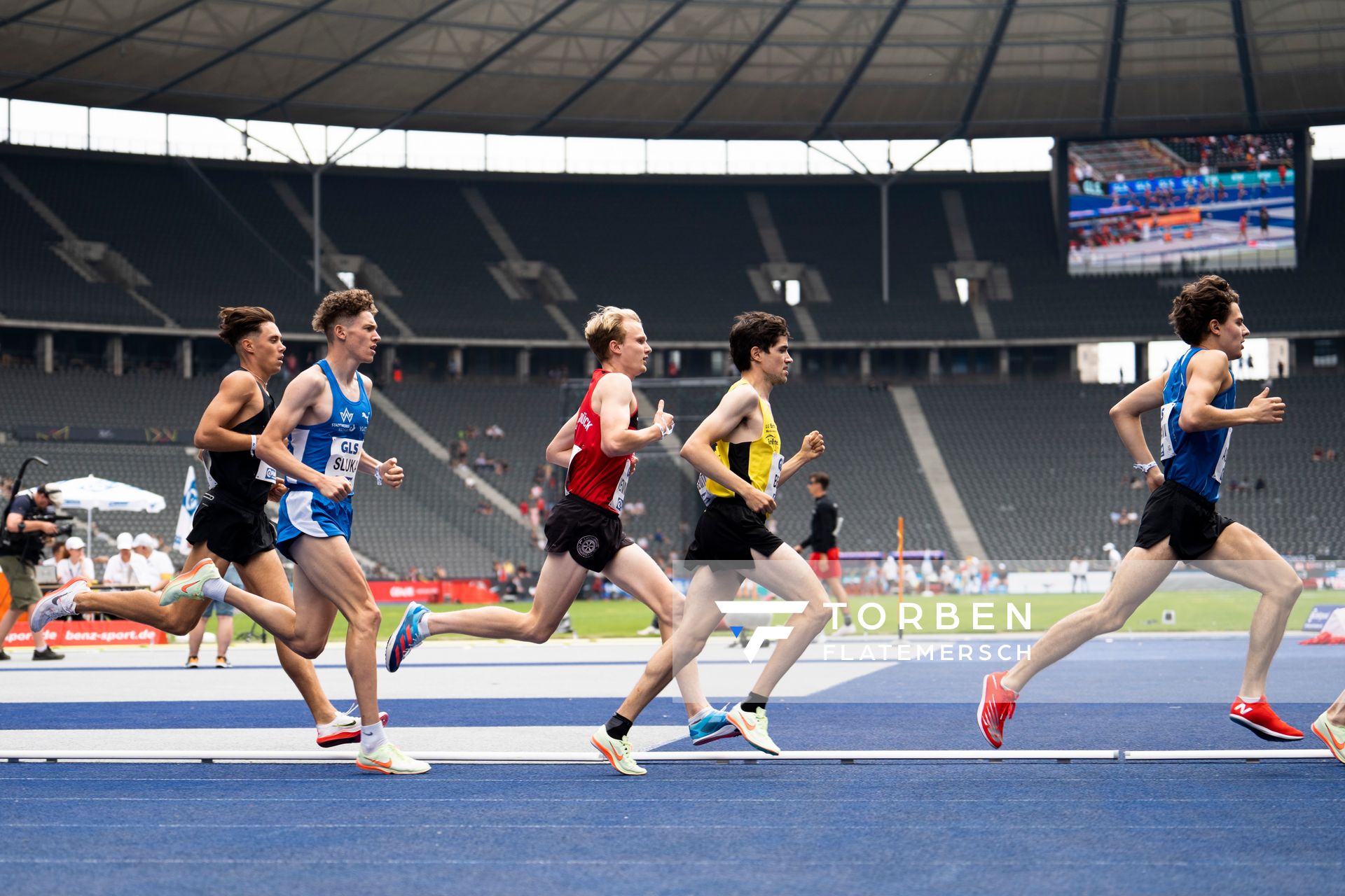 Linus Vennemann (LG Osnabrueck) waehrend der deutschen Leichtathletik-Meisterschaften im Olympiastadion am 25.06.2022 in Berlin